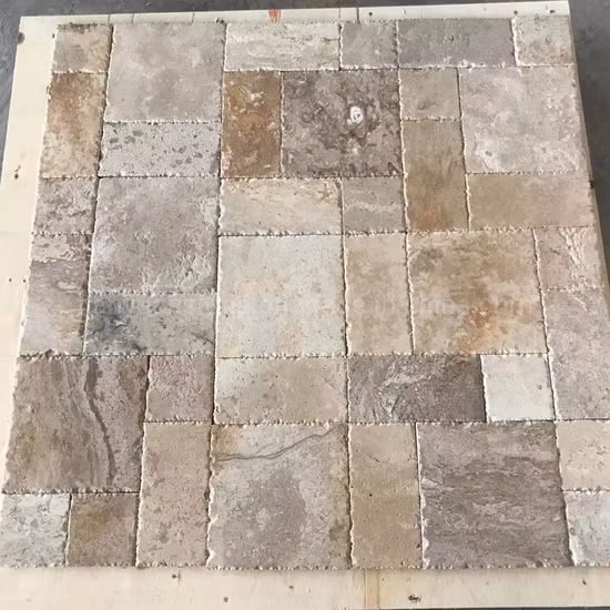 Suelos de mármol travertino natural beige/amarillo/café, chimenea, travertino